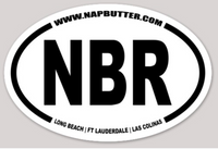 NBR Oval Sticker